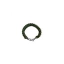 Ver imagem 2 de Paracord Pulseira Verde 25cm X 3,5m Aberta 2 Unidades - Albatroz