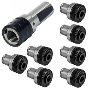 Kit Adaptadores Troca Rápida e Mandril Flutuante Haste Paralela - Btfixo
