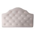 Ver imagem 1 de Cabeceira P. Cama Box Solteiro Butonê em Veludo Offwhite