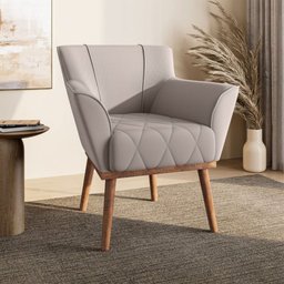 Poltrona Decorativa Dubai em Veludo Just Time - 1