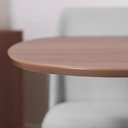 Ver imagem 3 de Conjunto de Jantar Mesa Organica Kalyx 4 Cadeiras Ella Canella c/ PU Caramelo