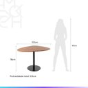 Ver imagem 4 de Conjunto de Jantar Mesa Organica Kalyx 4 Cadeiras Ella Canella c/ PU Caramelo