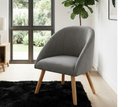 Ver imagem 4 de Cadeira Luna Decorativa Ergonômica Pés Madeira para Sala de Jantar,cozinha ou Quartos- Tecido Veludo