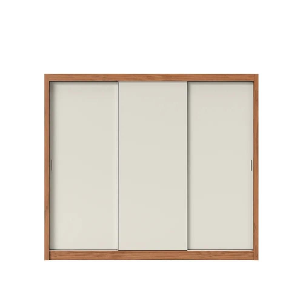 Guarda-roupa Casal 3 Portas de Correr 6 Gavetas Montclair 275 Cm