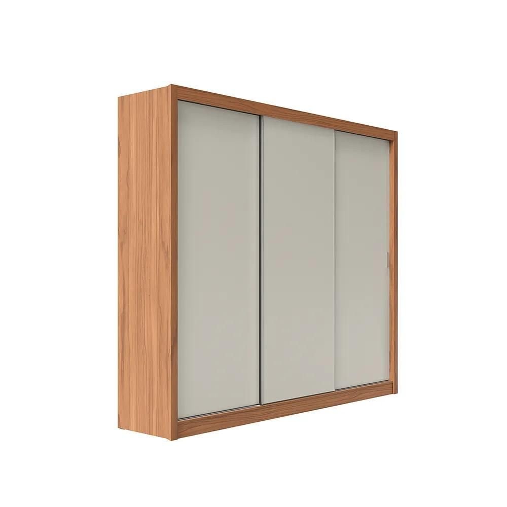 Guarda-roupa Casal 3 Portas de Correr 6 Gavetas Montclair 275 Cm