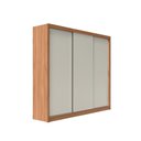 Ver imagem 7 de Guarda-roupa Casal 3 Portas de Correr 6 Gavetas Montclair 275 Cm - Canella C/ Off White Fosco
