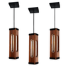 Kit 3 Luminária Pendente Indiana Moderno em Madeira com Lâmpada T30 - 1