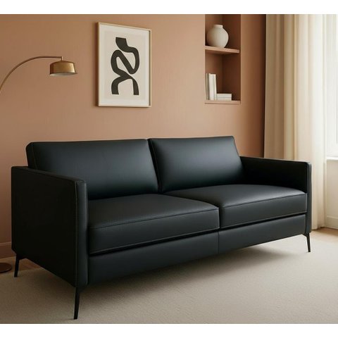 Sofá Living Luxo Fixo Malibu Lançamento Slin Minimalista Vários Tecidos 1,80