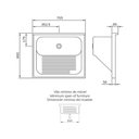 Ver imagem 4 de Tanque Mekal Tl Ct60 70x60 Aço Polido