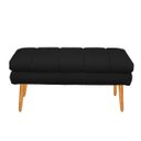 Ver imagem 6 de Puff Aparador Estofado Italy Decorativo Veludo Preto