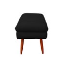 Ver imagem 5 de Puff Aparador Estofado Italy Decorativo Veludo Preto
