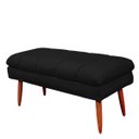 Ver imagem 3 de Puff Aparador Estofado Italy Decorativo Veludo Preto