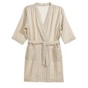 Ver imagem 2 de Roupão de Banho Adulto Unissex G Lino - Karsten Bege