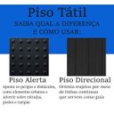 Ver imagem 3 de 10 Formas Piso Tátil Reta Direcional Abs 3d Concreto