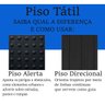 10 Formas Piso Tátil Reta Direcional Abs 3d Concreto - 3