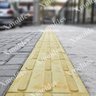 10 Formas Piso Tátil Reta Direcional Abs 3d Concreto - 2