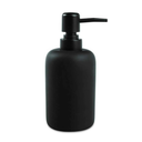 Ver imagem 3 de Kit Lavabo - Porta Sabonete Líquido 17 cm e Porta Copo Escova 10 cm de Cimento Preto Fosco