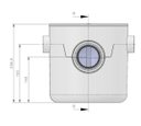 Ver imagem 2 de Caixa Sifonada 250x250x75/100 Redonda Cega C/ Grelha e Cesto Herc