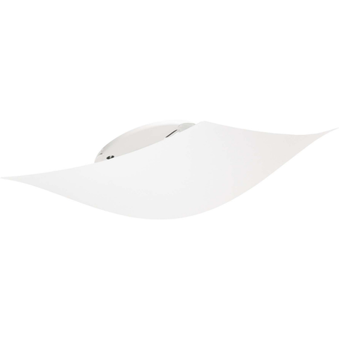Plafon Solari Quadrado Branco para 1 Lâmpada E27 Bivolt