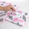 Trocador Portátil para Bebê Arco Íris Rosa Plastificado - 3