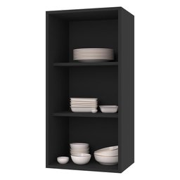 Armário Aéreo Firenze 40cm 1 Porta Chumbo/titânio - Indékes - 2
