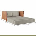 Ver imagem 7 de Sofá Cama 2 Lugares M-08