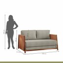Ver imagem 6 de Sofá Cama 2 Lugares M-08