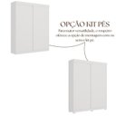 Ver imagem 6 de Guarda Roupa Casal 2 Portas de Correr Firenze Branco