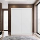 Ver imagem 1 de Guarda Roupa Casal 2 Portas de Correr Firenze Branco