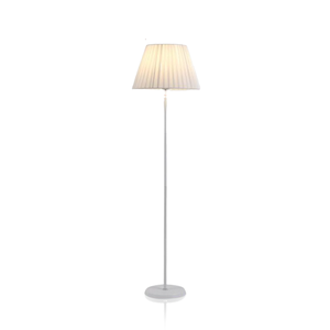 Luminária Chão Cúpula Trapezio Branca