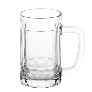 Caneca de Chopp em Vidro 400 Ml 13x8,5 Cm