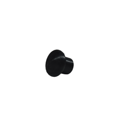 puxador bolinha plastico preto c 2 pc - 1