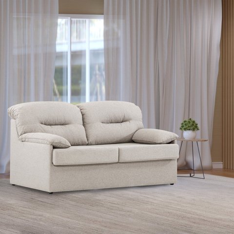 Sofá Cama 2 Lugares 155cm Déli Bege