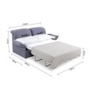 Ver imagem 3 de Sofá Cama 2 Lugares 155cm Déli