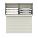 Ver imagem 7 de Ponte Modulada 165cm Casal Queen 4 Portas Cabeceira Seletto Henn - Areia/jequitibá