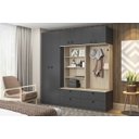 Ver imagem 1 de Guarda Roupas Modulado c/organizador e suportes Linha FREE - BE Mobiliário Cinza