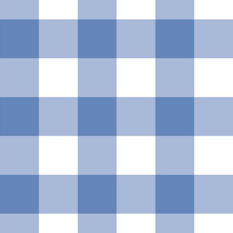 Papel de Parede Doce Estilo Xadrez Azul 81833
