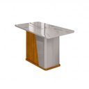 Ver imagem 2 de Mesa de Jantar Harmonia 4 Lugares Naturalle e Off White para Sala de Jantar Moderna