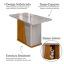 Ver imagem 3 de Mesa de Jantar Harmonia 4 Lugares Naturalle e Off White para Sala de Jantar Moderna
