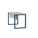 Ver imagem 6 de Mesa Escritório 1500x600x750mm M150-60pe40tub Castanheira Natural-azul Delrei