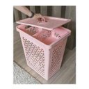 Ver imagem 3 de Cesto De Roupa Multiuso 55L Rosa
