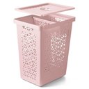 Ver imagem 1 de Cesto De Roupa Multiuso 55L Rosa