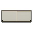 Ver imagem 3 de Armário de Cozinha Multimóveis Veneza GB 120 cm 2 Portas Vidro FG3683 Preto