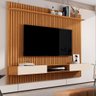 Conjunto Painel e Nicho 1.8 Macaé Nature Off White - 1