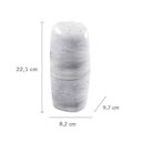 Ver imagem 2 de Kit de Acessórios para Banheiro com 2 Peças Marmorizado Astra Branco