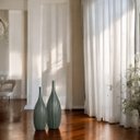 Ver imagem 2 de Dupla Vaso de Chão de Cerâmica Verde Sevilha Lúpulo Decoração de Sala