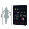 Estante Livreiro Multiuso 8 Prateleiras 1,71m Office Preto J&a - 5