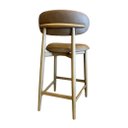 Ver imagem 4 de Banqueta Farah Freijo/couro Sintético Caramelo J. Marcon