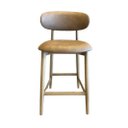 Ver imagem 2 de Banqueta Farah Freijo/couro Sintético Caramelo J. Marcon