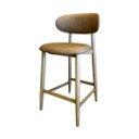 Ver imagem 1 de Banqueta Farah Freijo/couro Sintético Caramelo J. Marcon